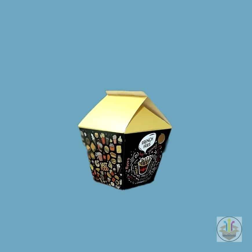 جعبه سیب زمینی طرح کلبه ۲